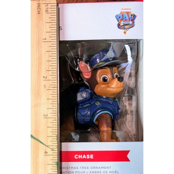 Nickelodeon Paw Patrol Movie CHASE 3” Ornament 2022 By Hallmark NEW in Box - Picture 2 of 6